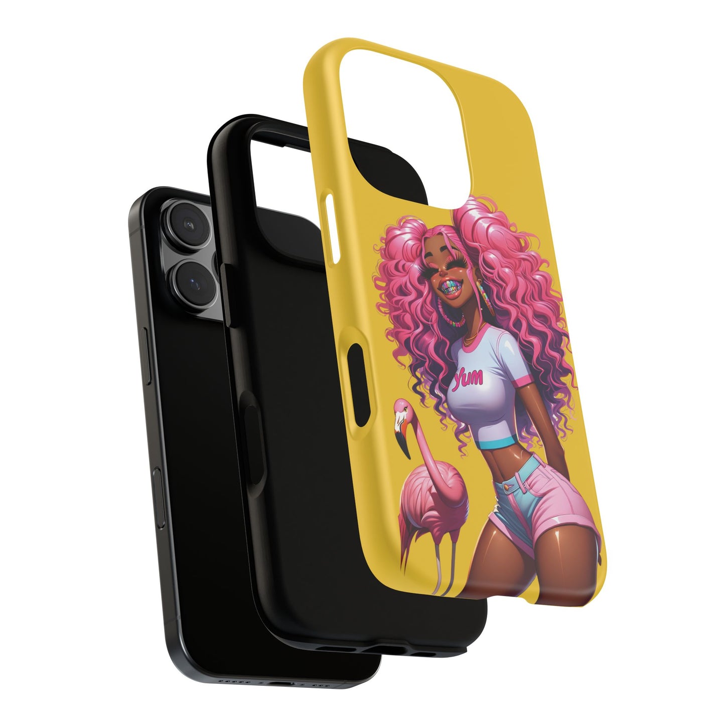 Flamingo Summer, Iphone case