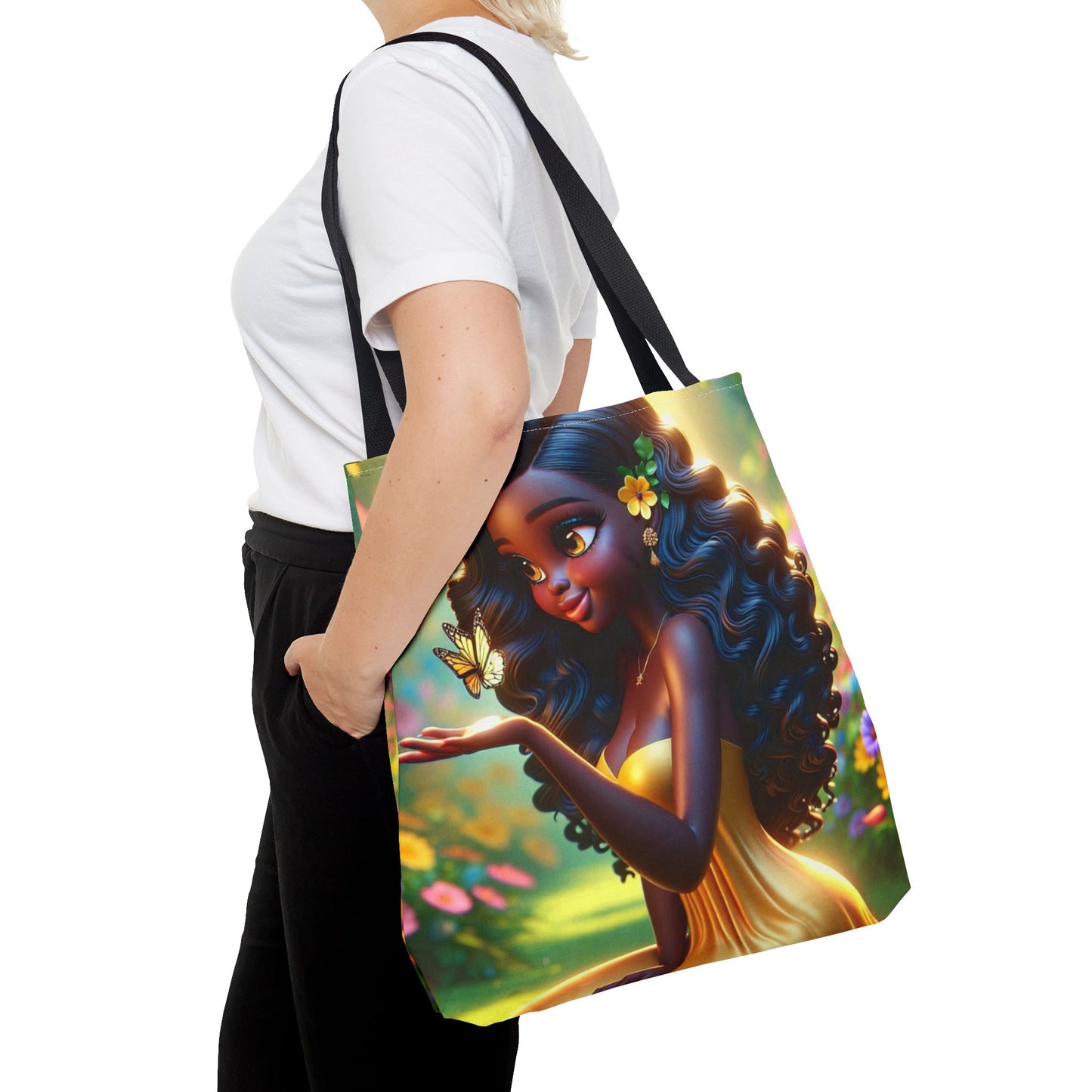 Flower Girl Tote Bag