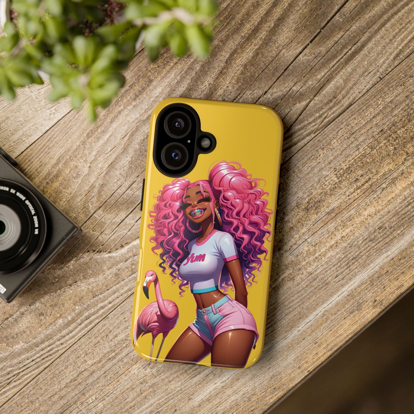 Flamingo Summer, Iphone case