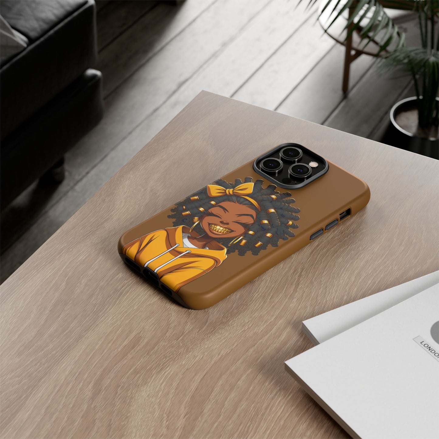 Little brown girl, iPhone Case