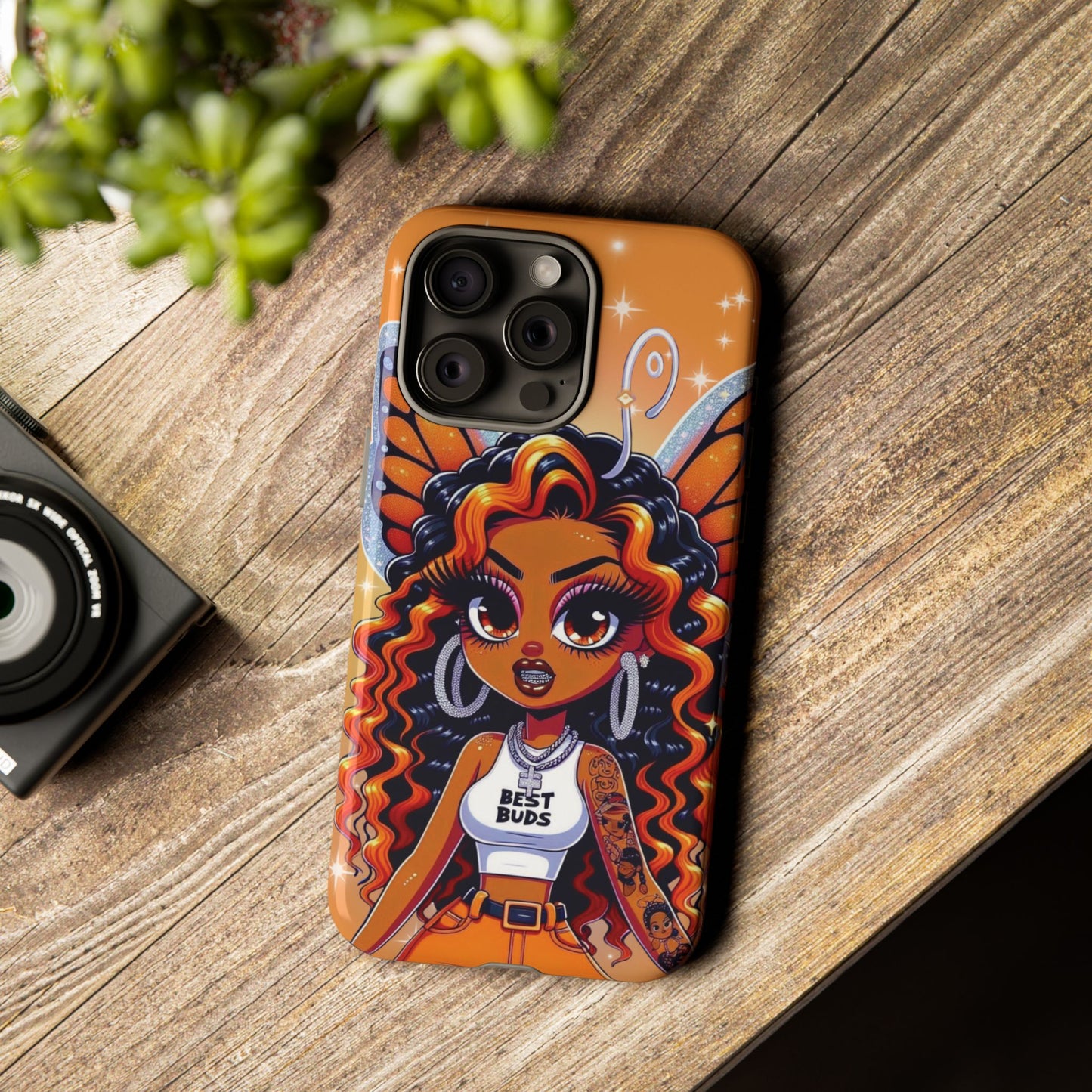 Butterfly lady Iphone case