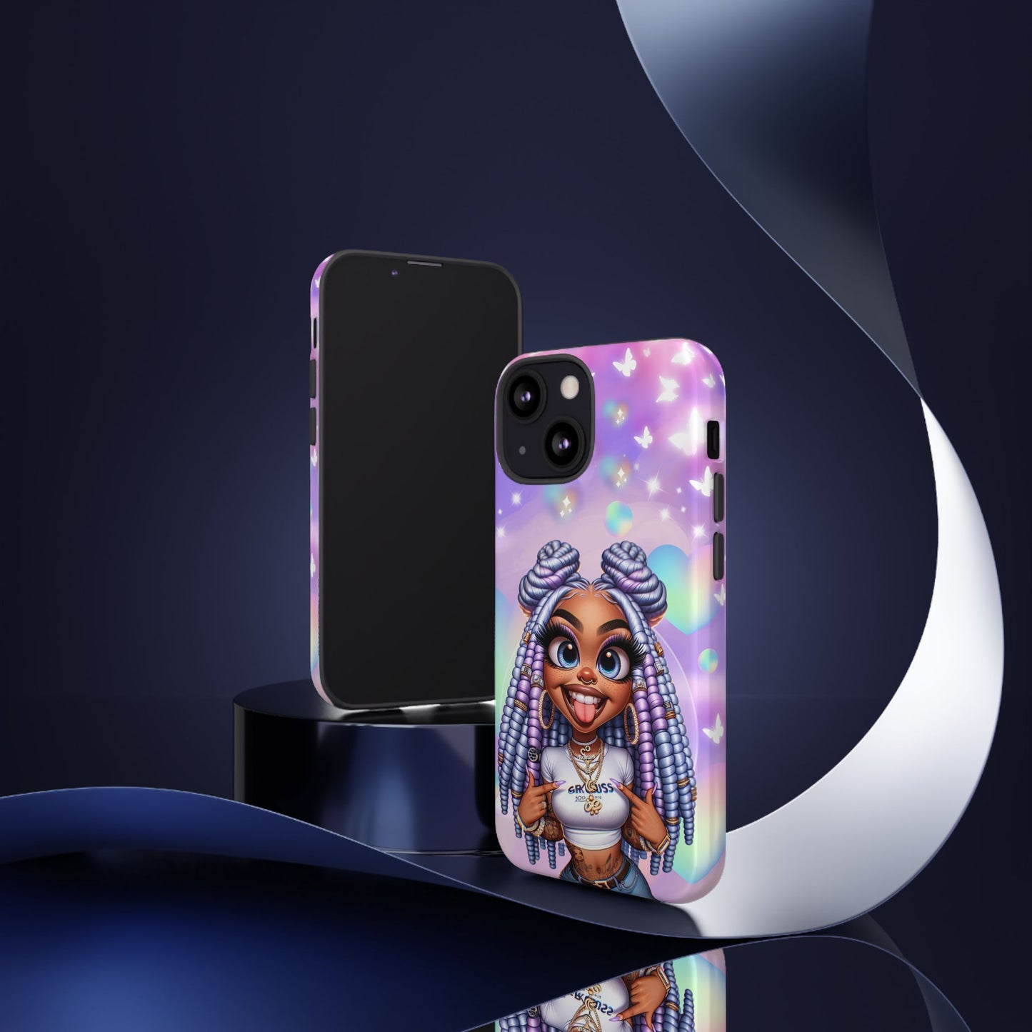 Butterfly girly Tough Iphone Case