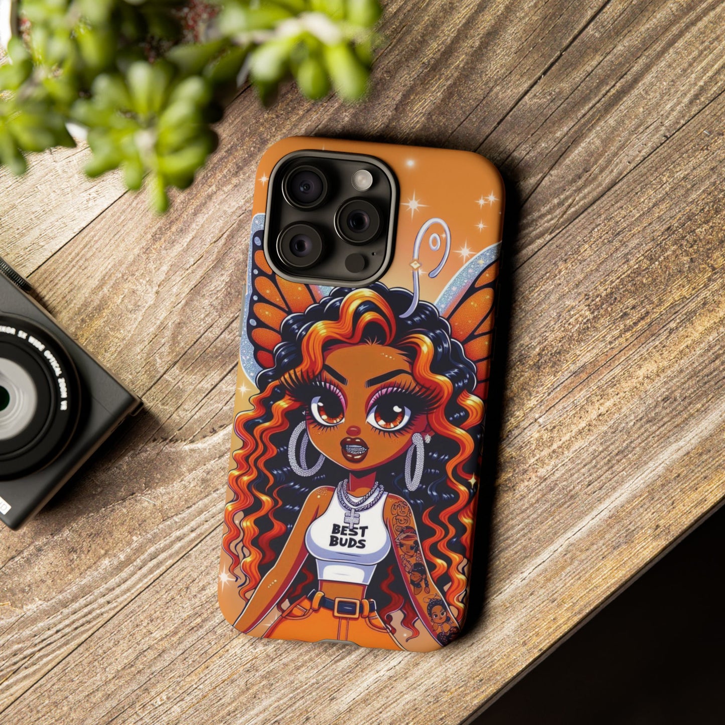 Butterfly lady Iphone case