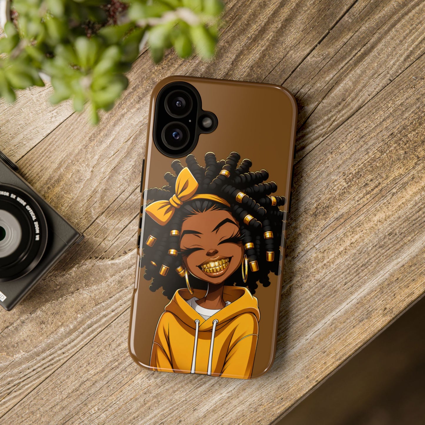 Little brown girl, iPhone Case