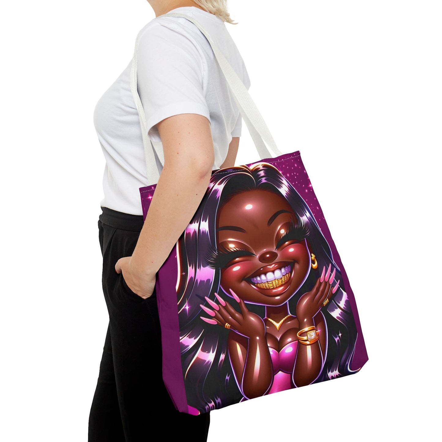 Smiley tote bag