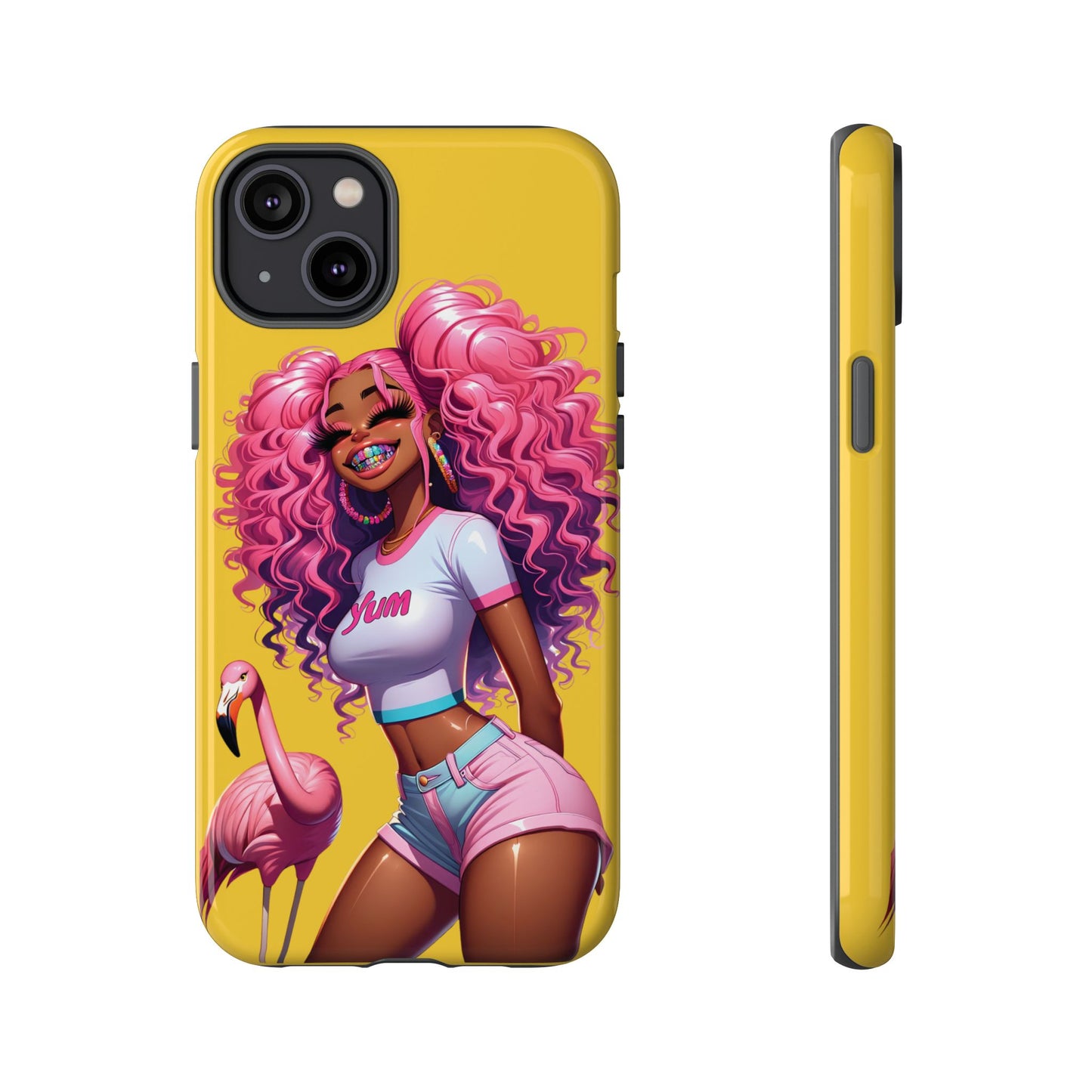Flamingo Summer, Iphone case