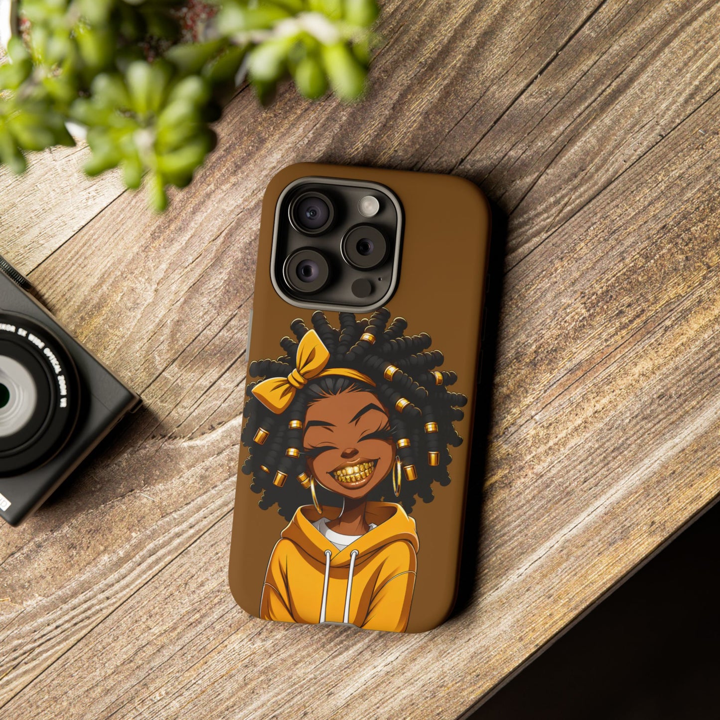 Little brown girl, iPhone Case