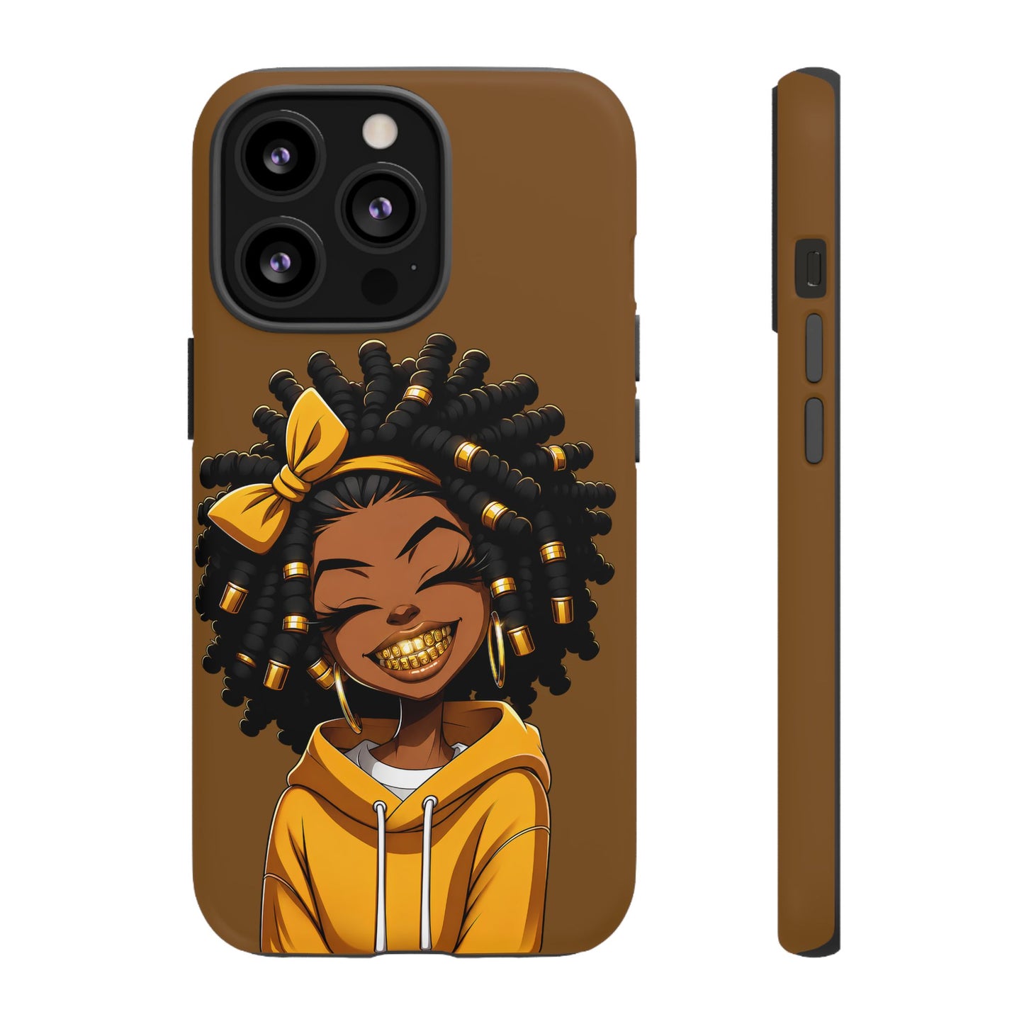 Little brown girl, iPhone Case