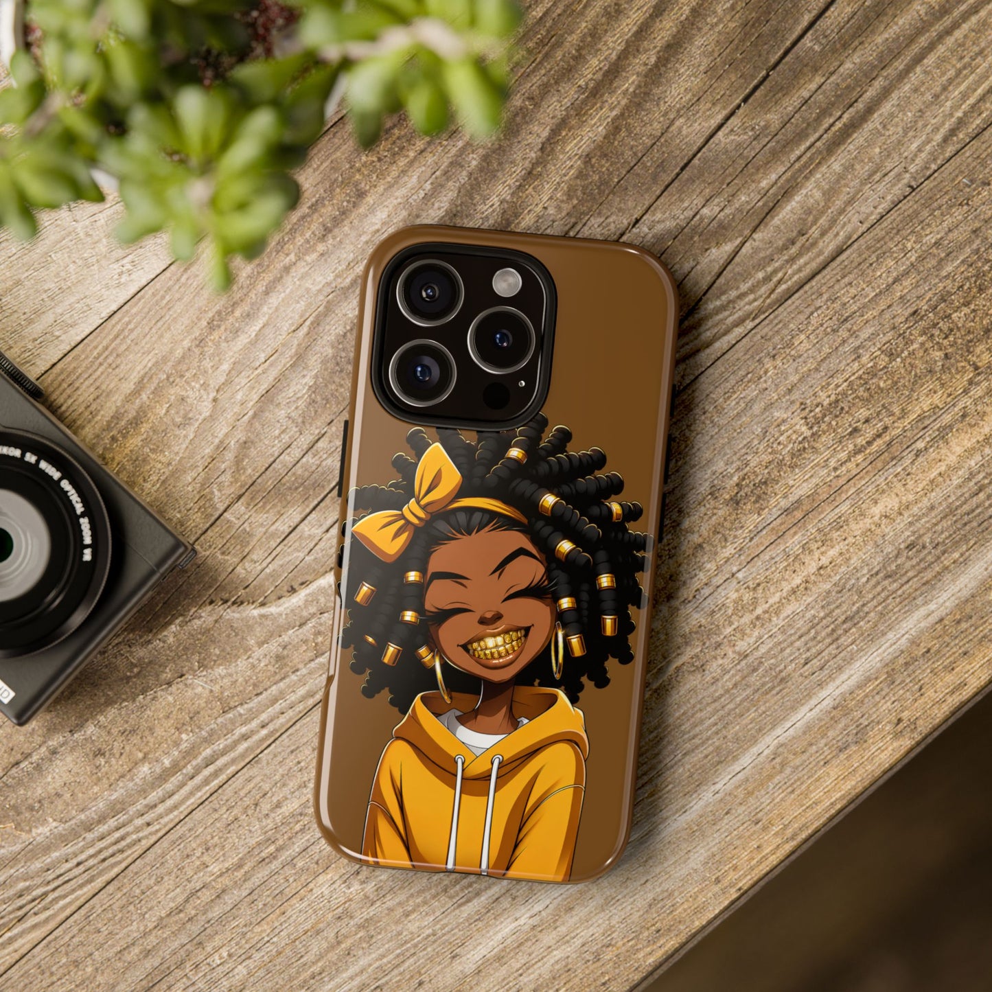 Little brown girl, iPhone Case