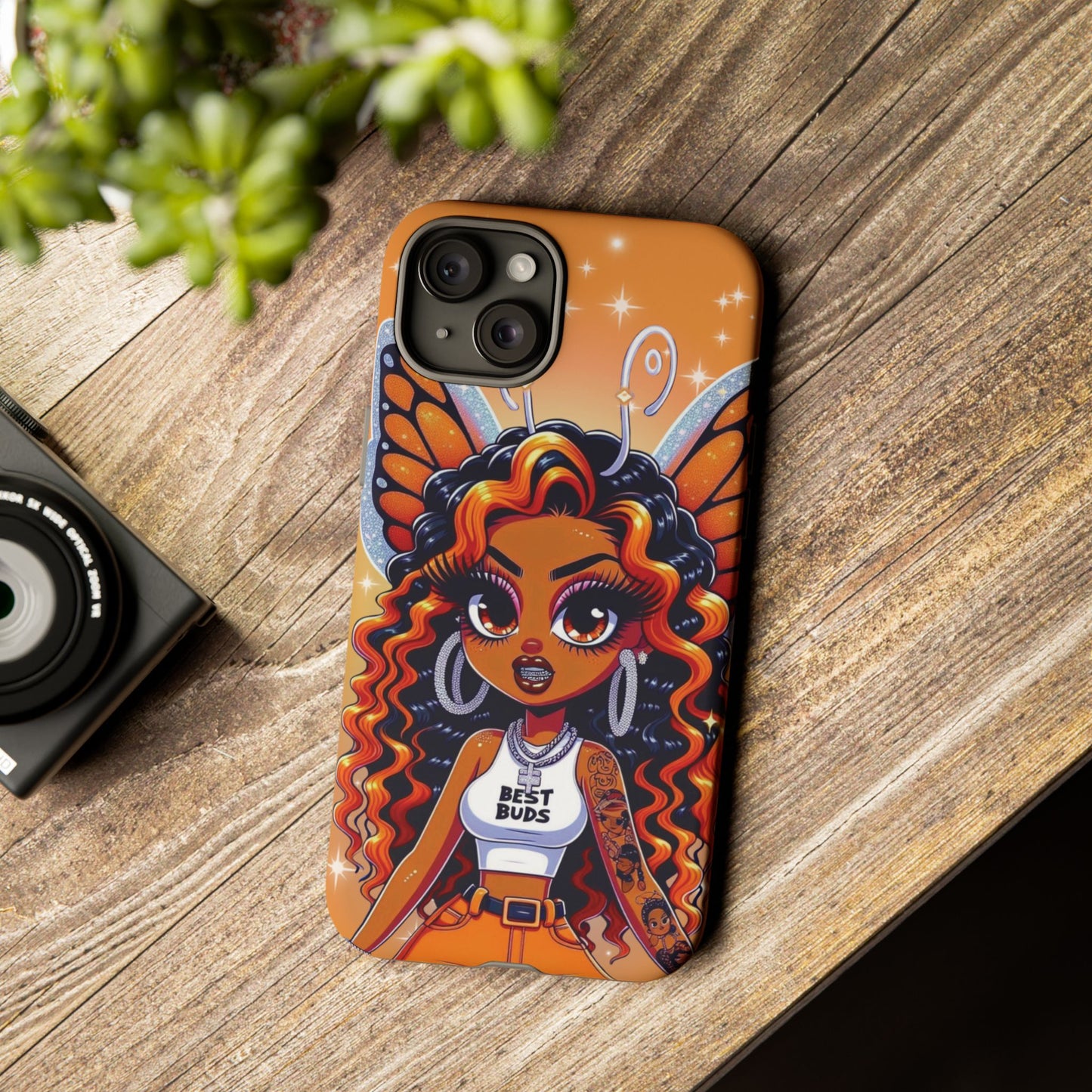 Butterfly lady Iphone case