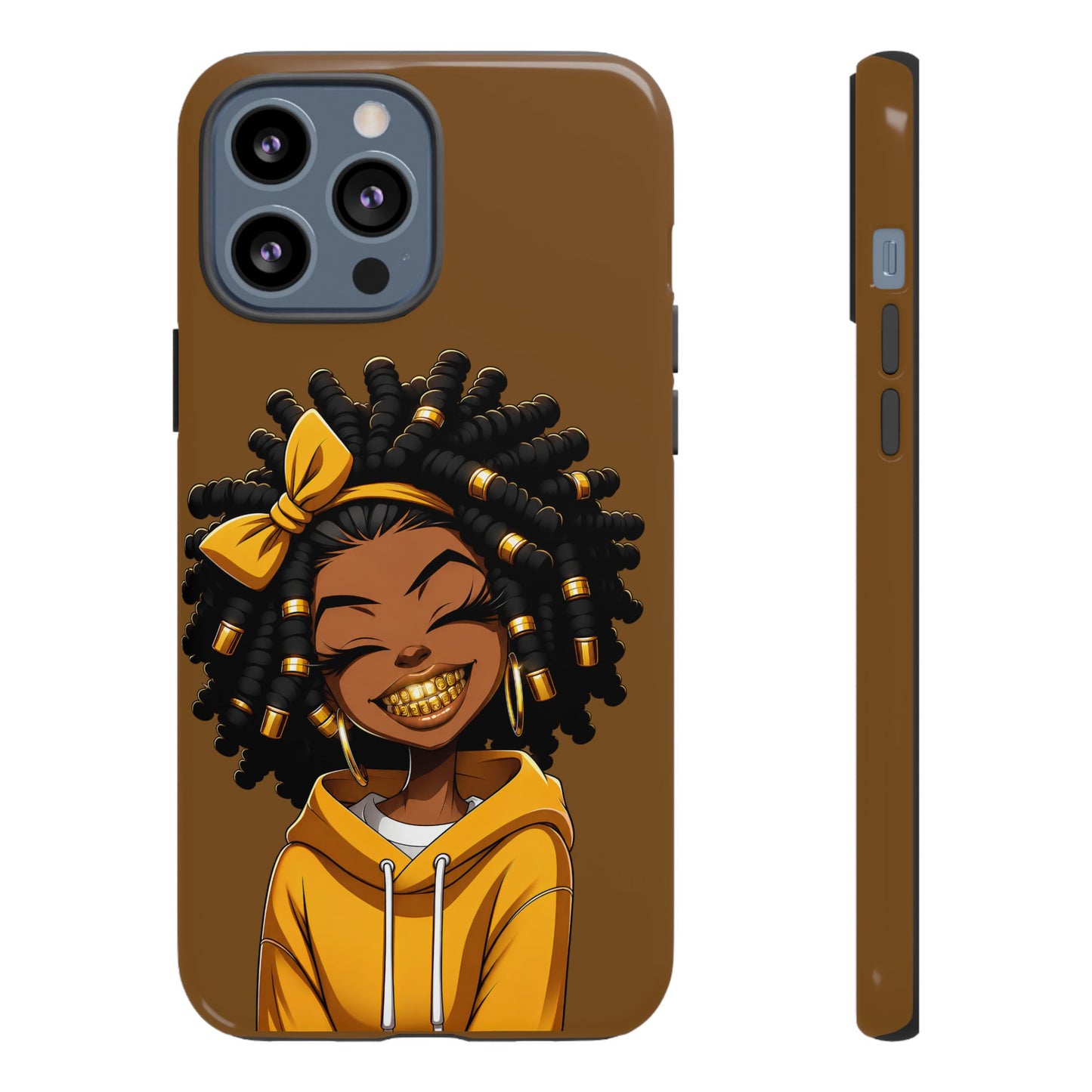 Little brown girl, iPhone Case
