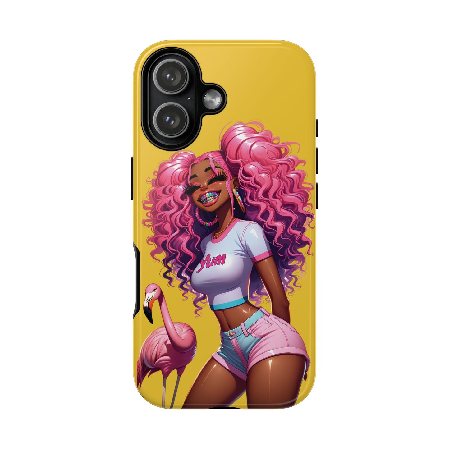 Flamingo Summer, Iphone case