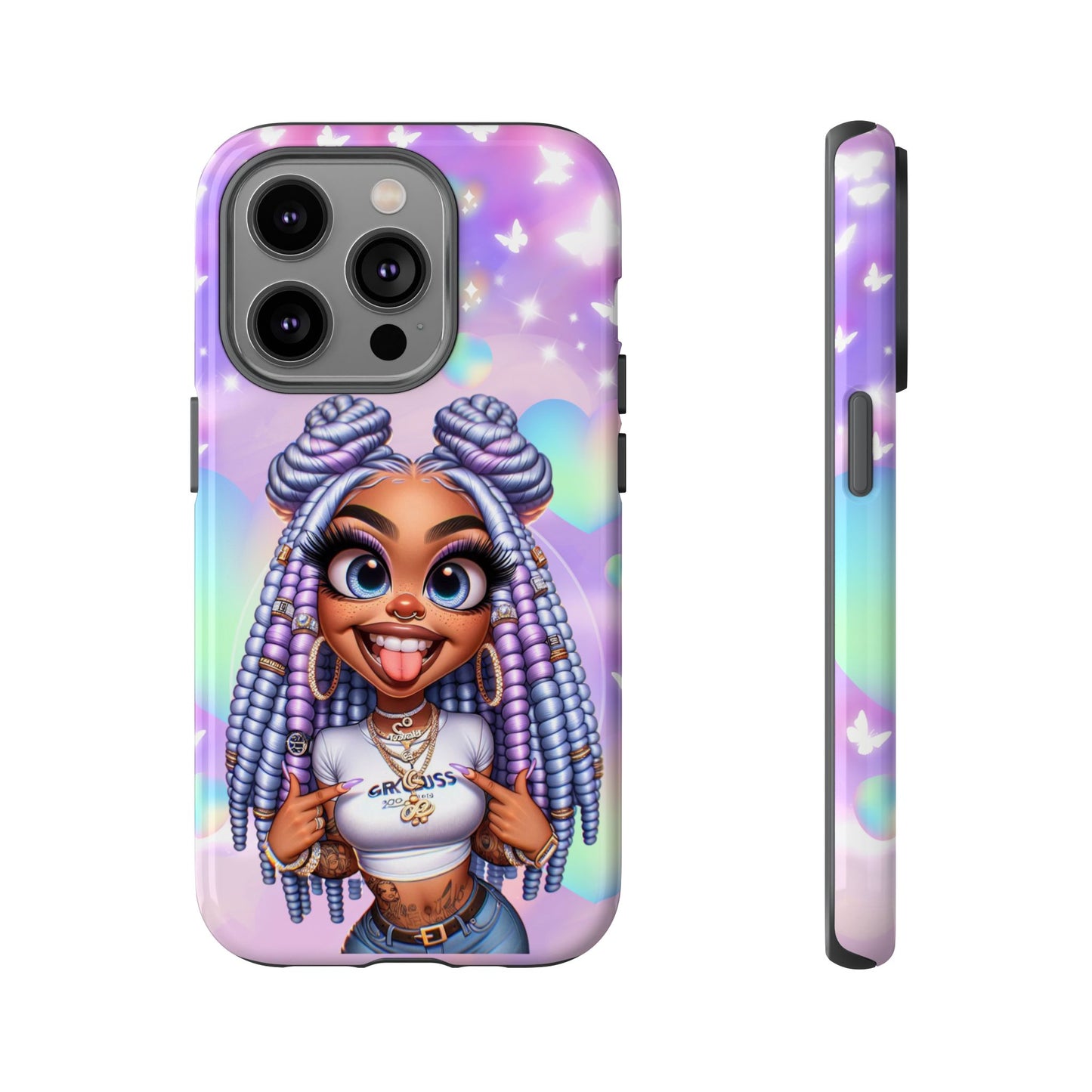 Butterfly girly Tough Iphone Case