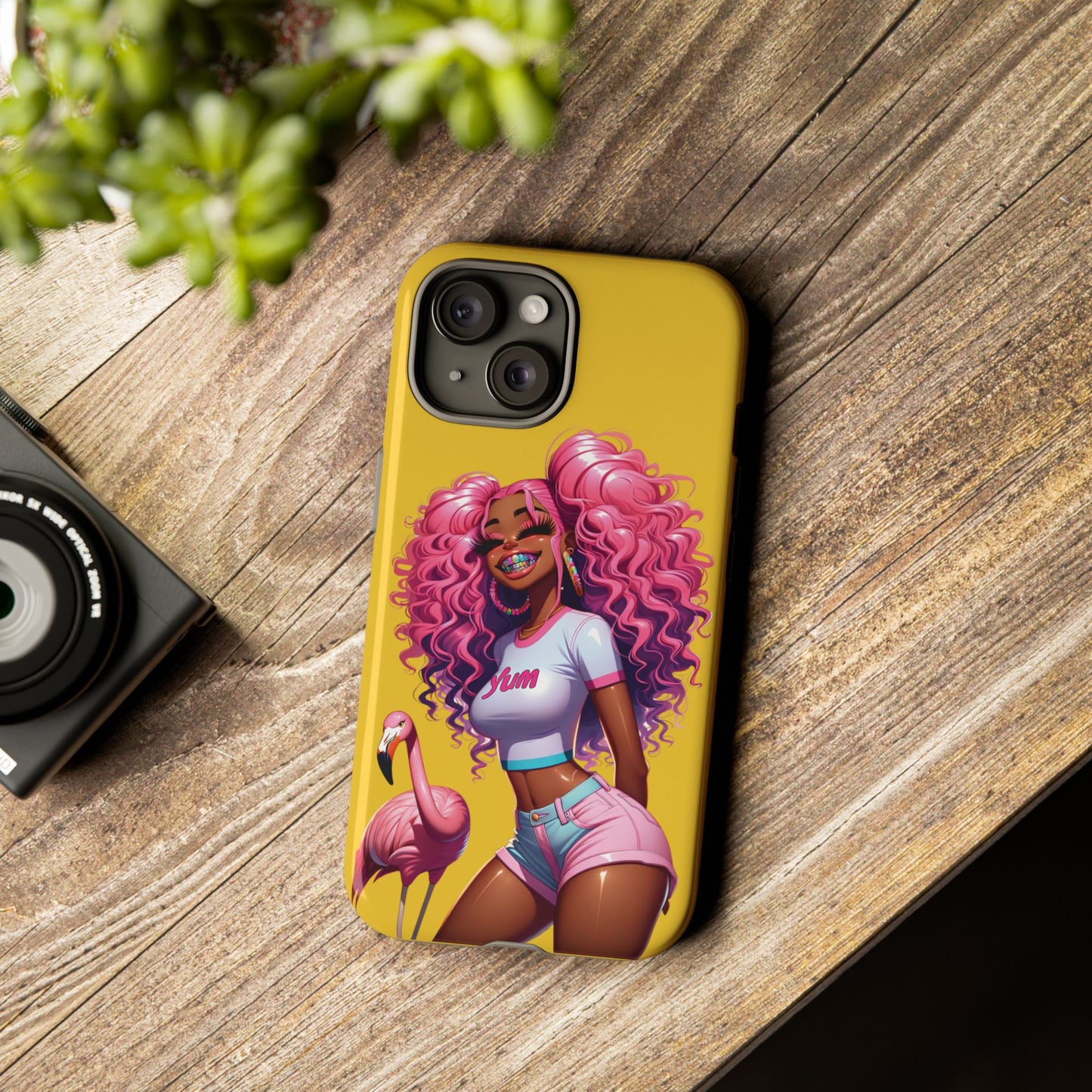 Flamingo Summer, Iphone case