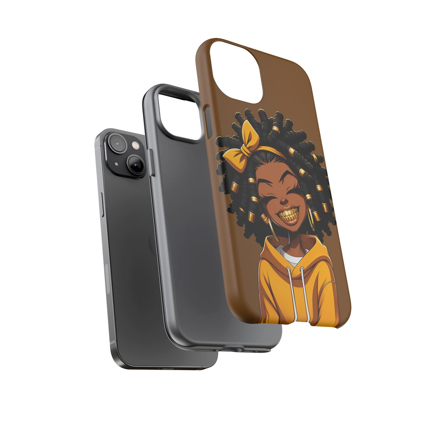 Little brown girl, iPhone Case