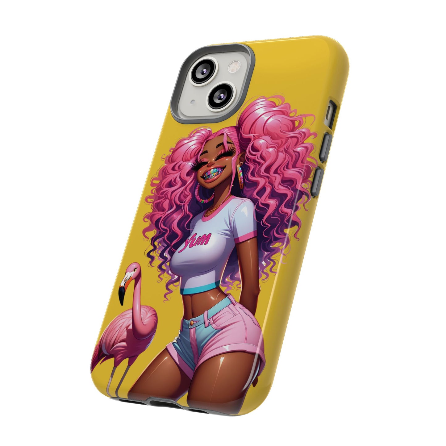 Flamingo Summer, Iphone case