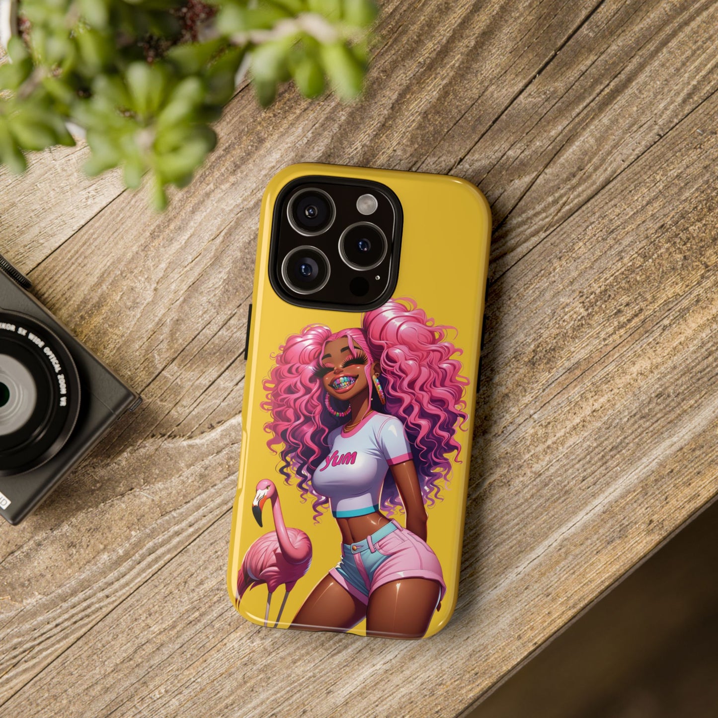 Flamingo Summer, Iphone case