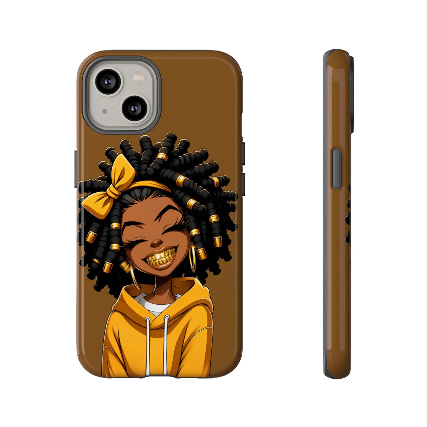 Little brown girl, iPhone Case