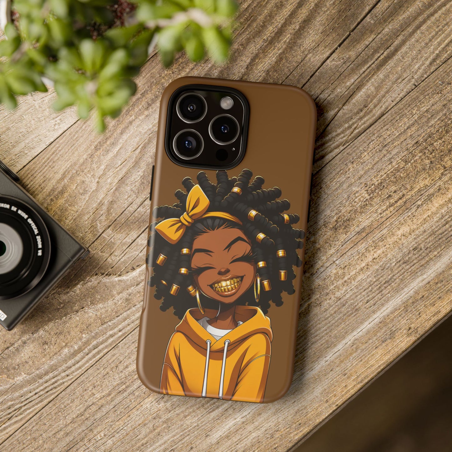 Little brown girl, iPhone Case