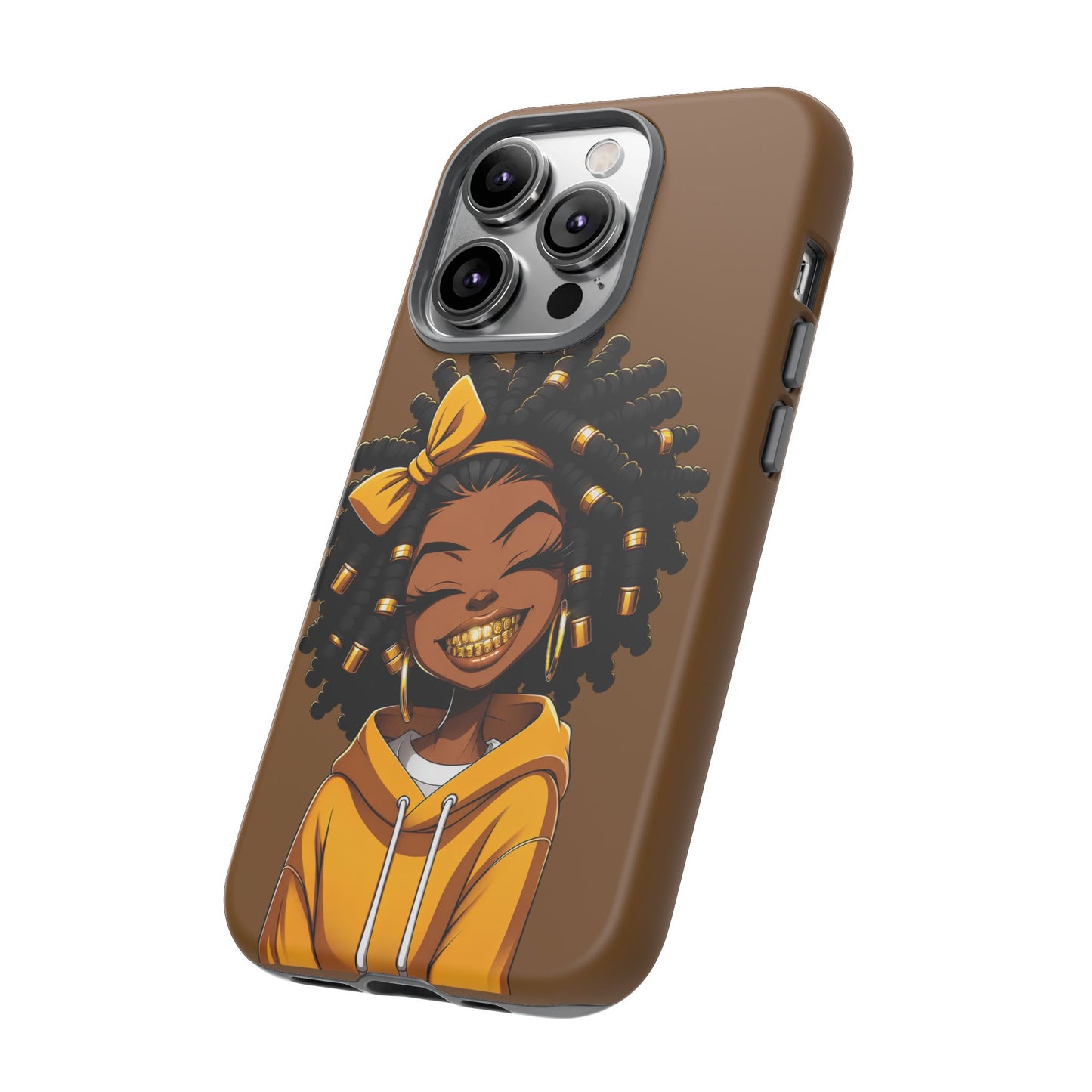Little brown girl, iPhone Case
