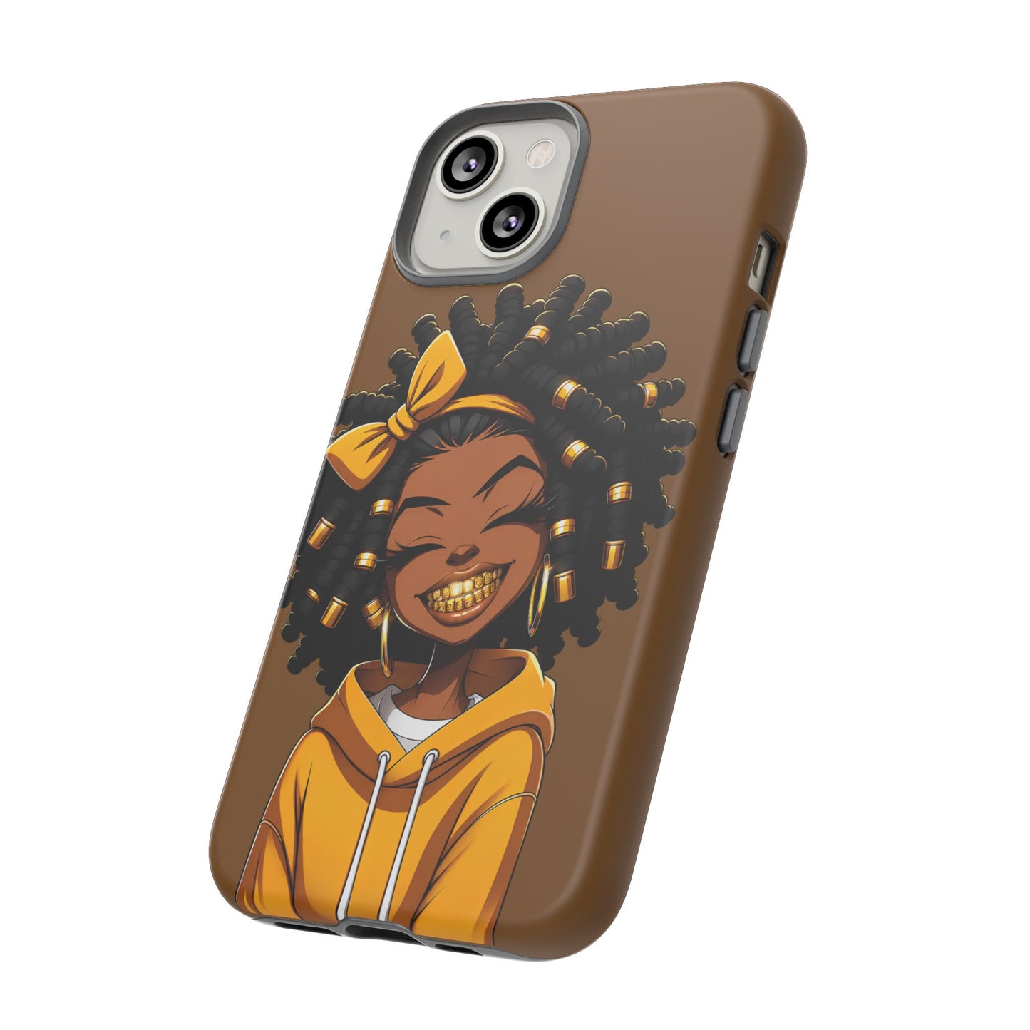 Little brown girl, iPhone Case