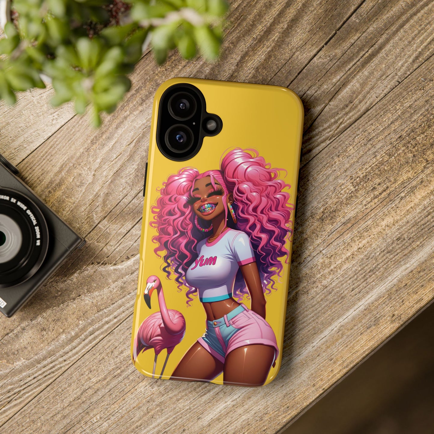Flamingo Summer, Iphone case