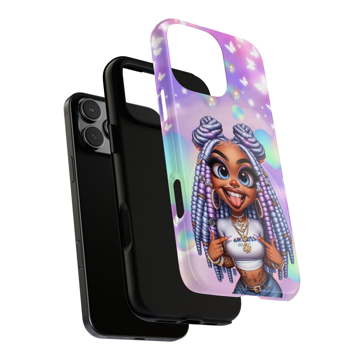 Butterfly girly Tough Iphone Case