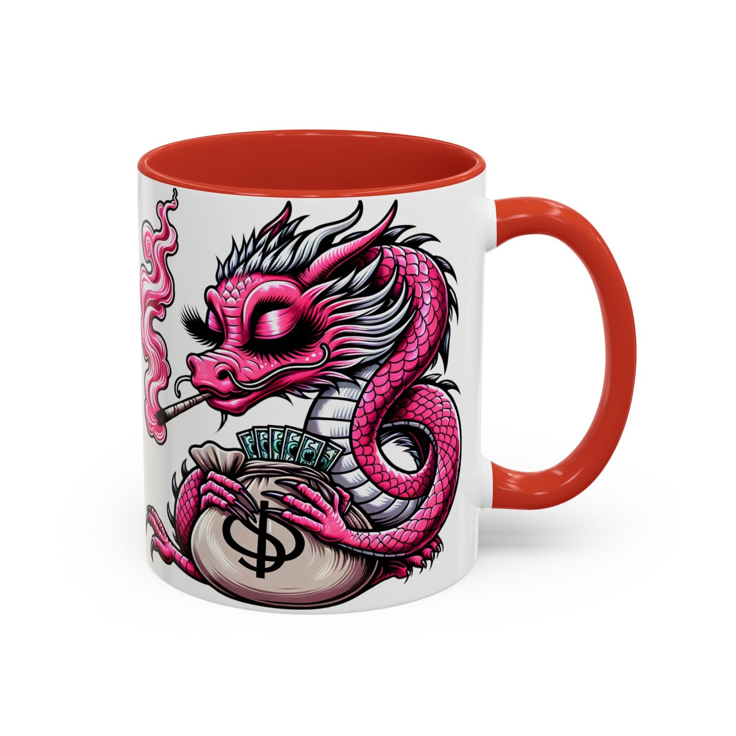Pink Dragon Coffee Mug