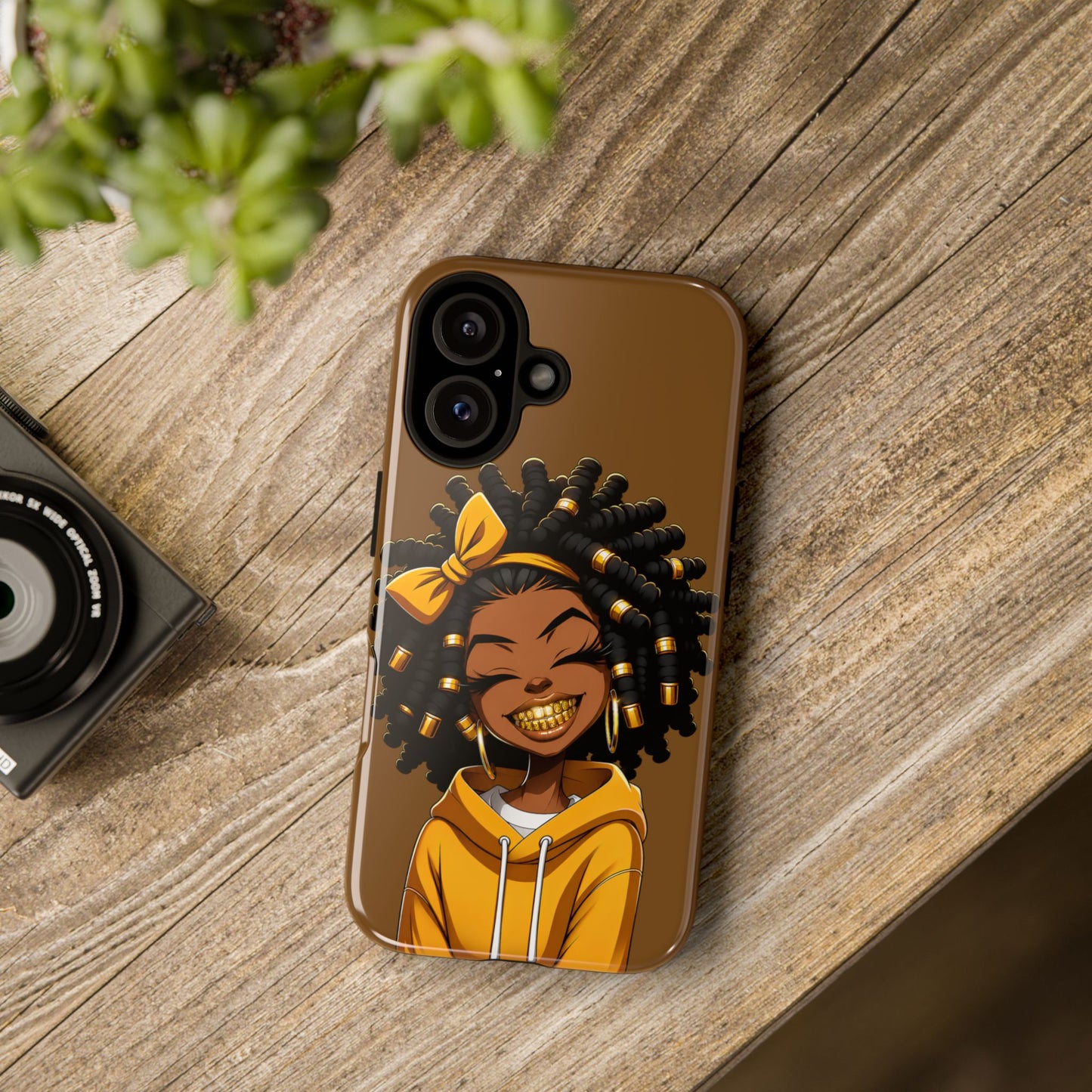 Little brown girl, iPhone Case