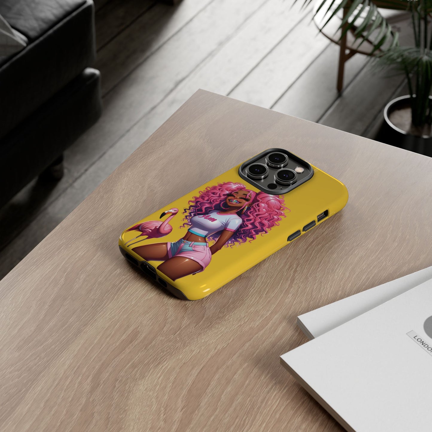 Flamingo Summer, Iphone case
