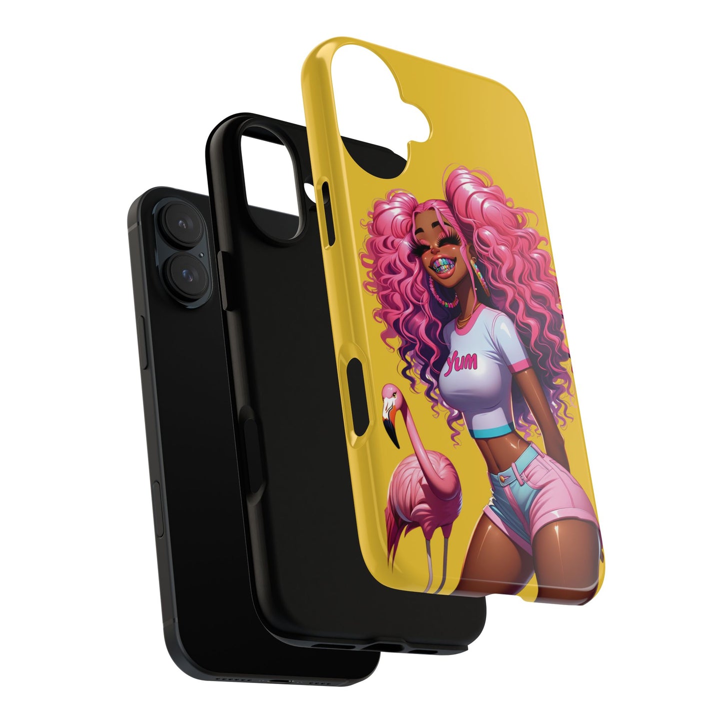 Flamingo Summer, Iphone case