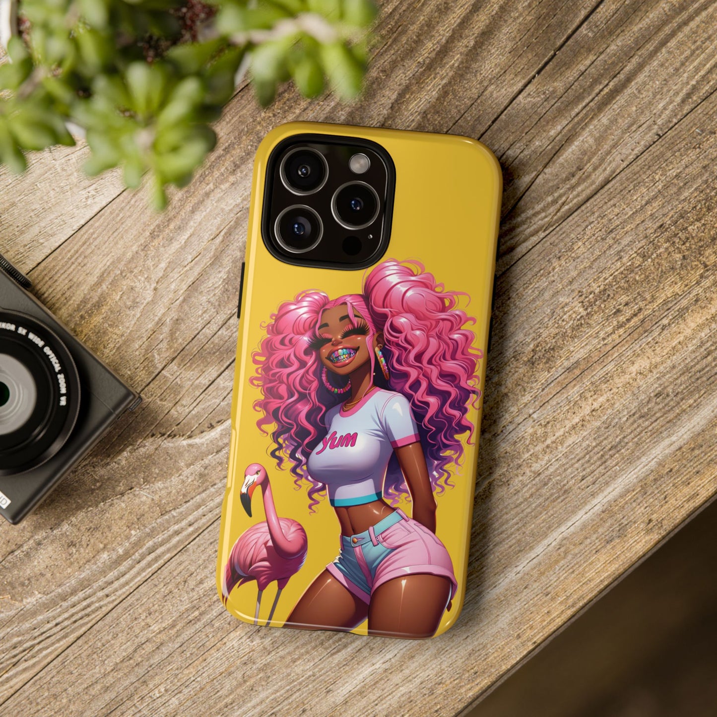Flamingo Summer, Iphone case